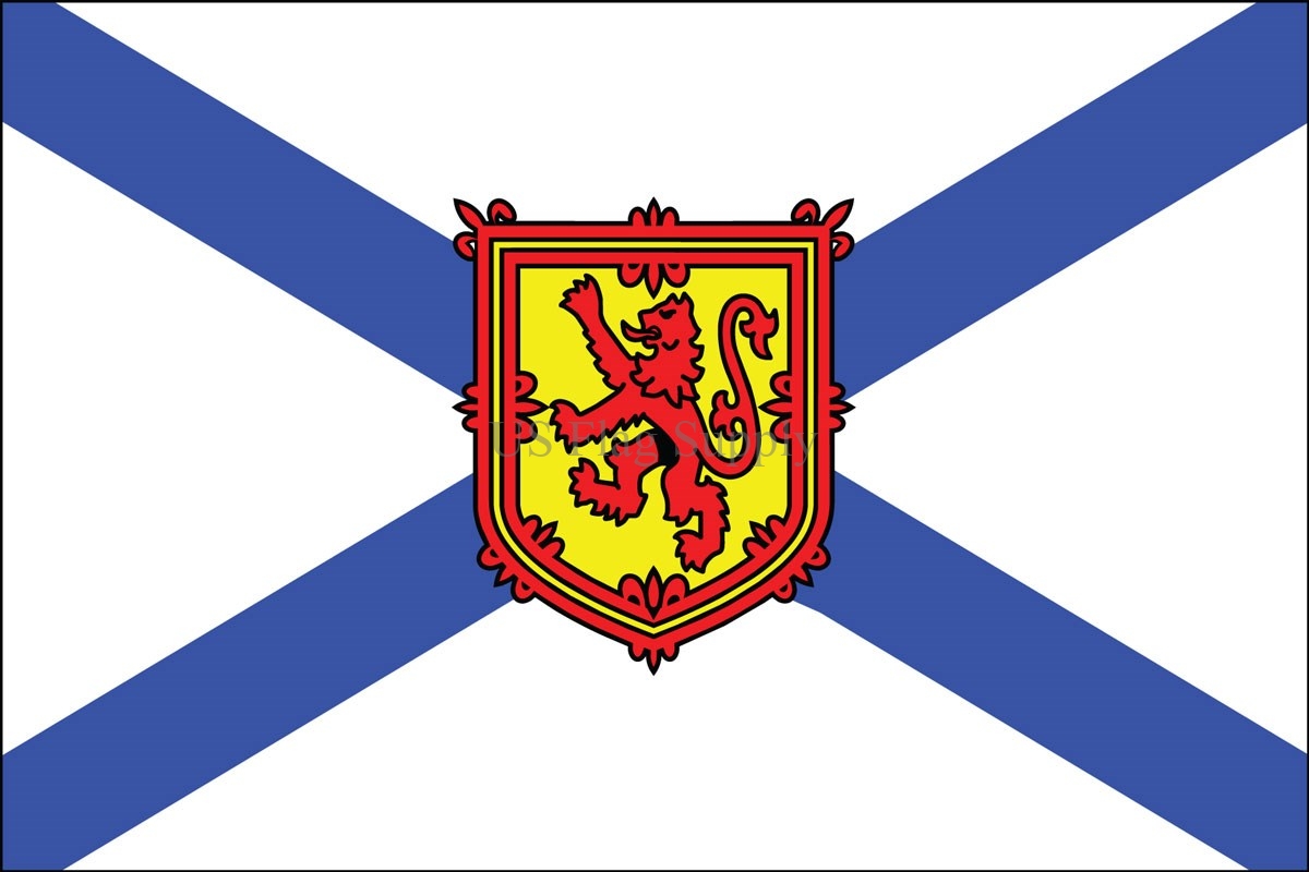 3 ft. x 6 ft. Nova Scotia Flag for Parades & Display with Fringe