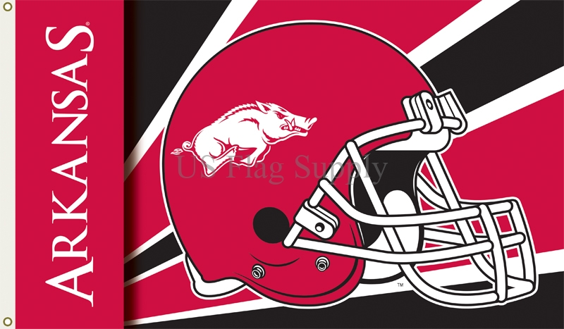 Arkansas Razorbacks 3 X 5 Ft. College Football Team Flag