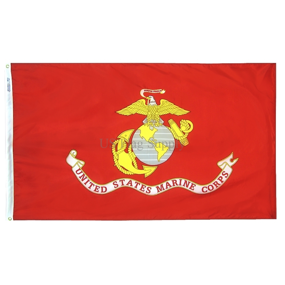 US Marine Corps Flag 2ft. x 3ft. PolyCotton