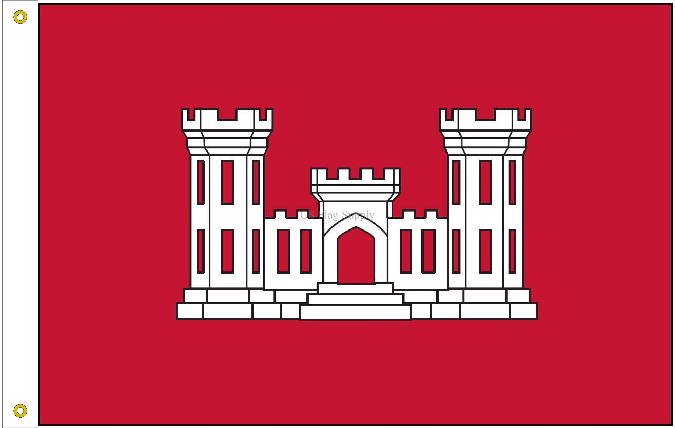 Army Corps Of Engineers Flag - Army Military