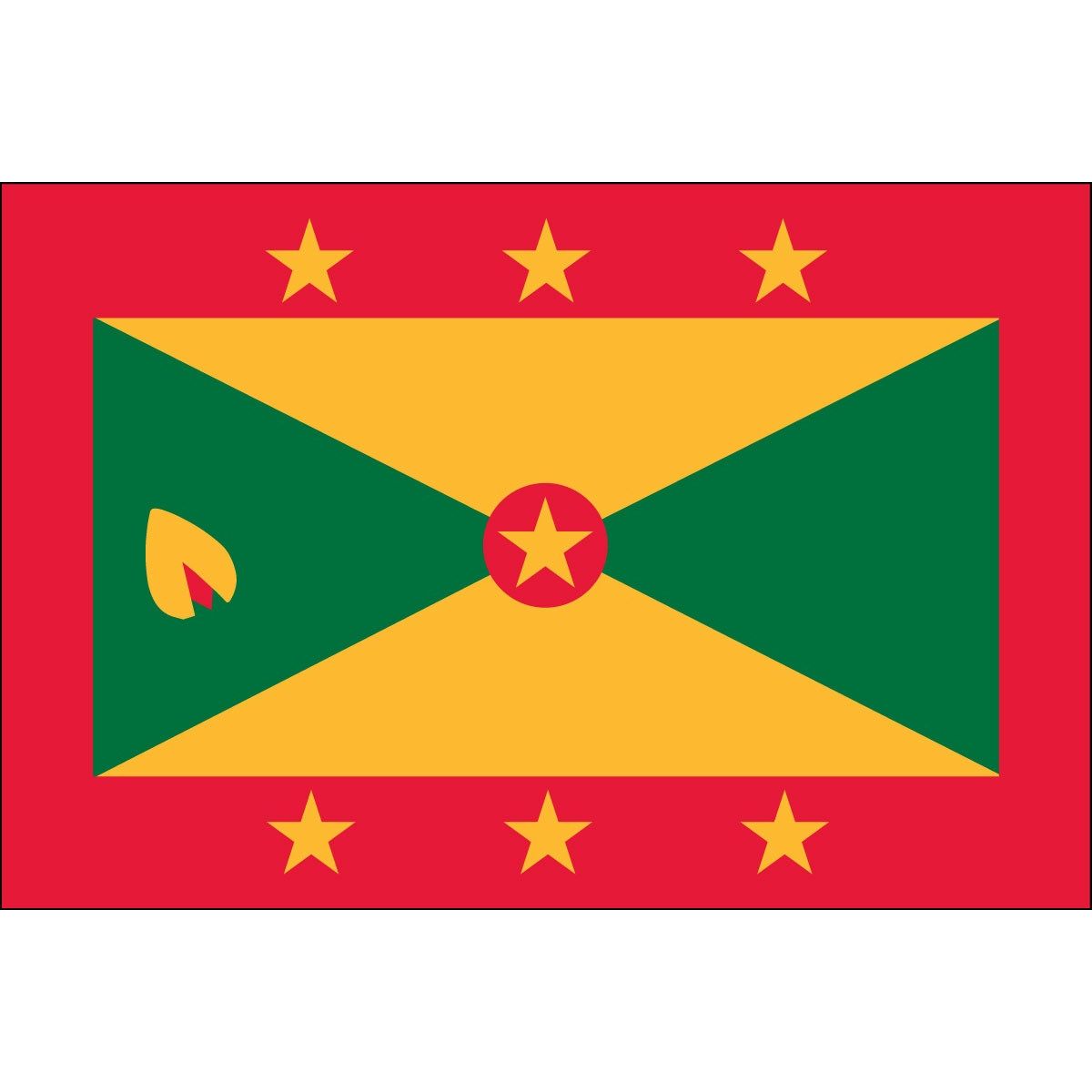  Guadeloupe Flag 3' x 5' for a pole - French region of