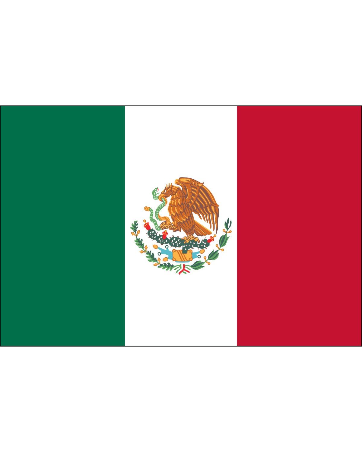 Mexico Flag 4 x 6ft. Indoor Flag