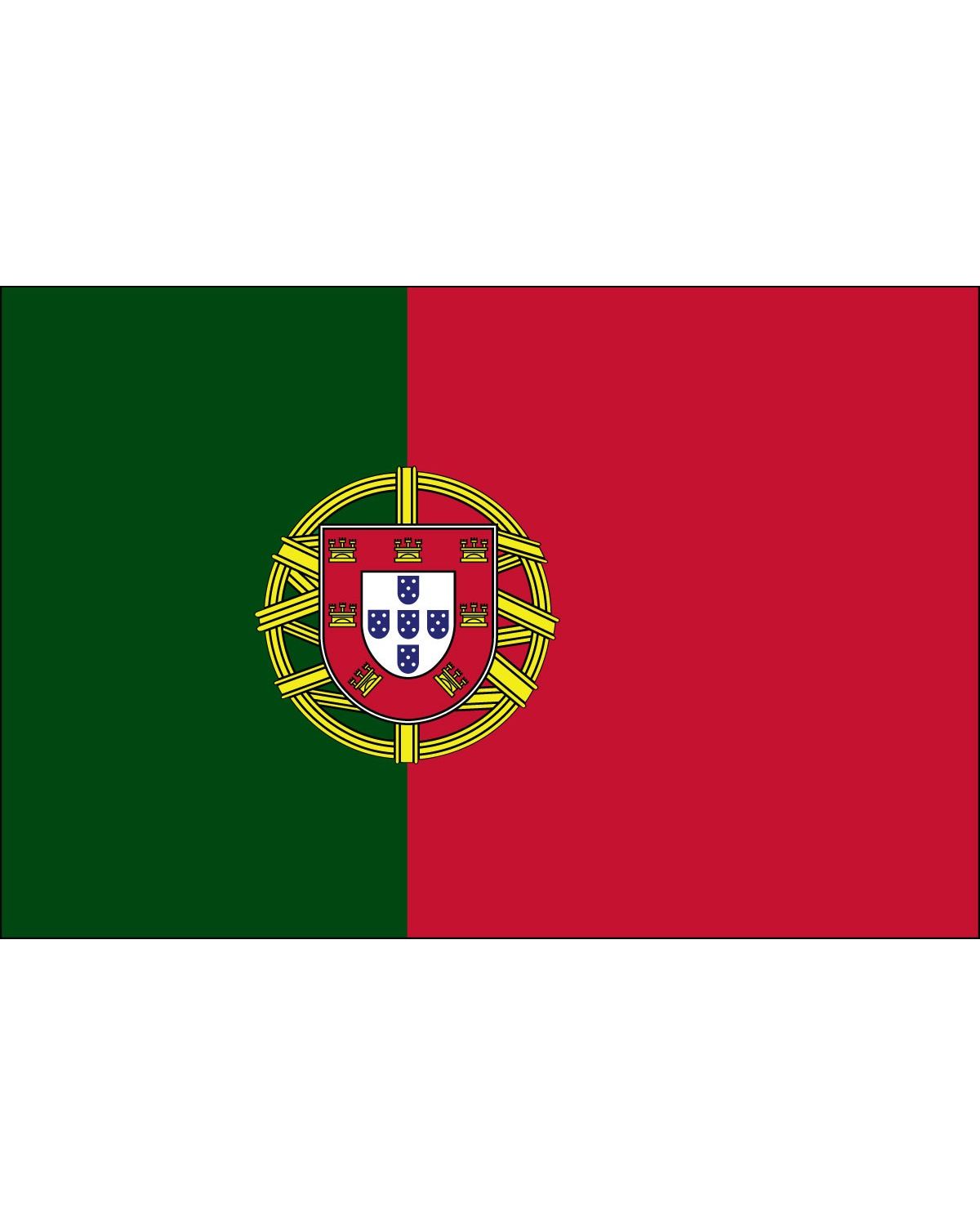 4ft X 6ft Portugal Flag With Side Pole Sleeve