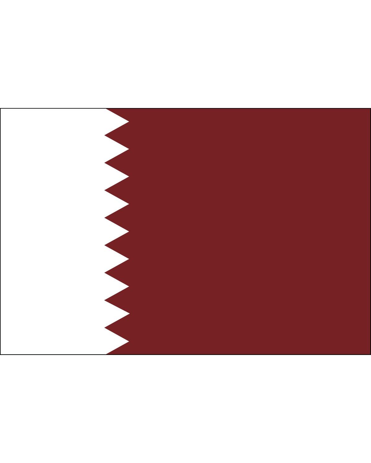 Qatar Flag 4 x 6ft. Indoor Flag