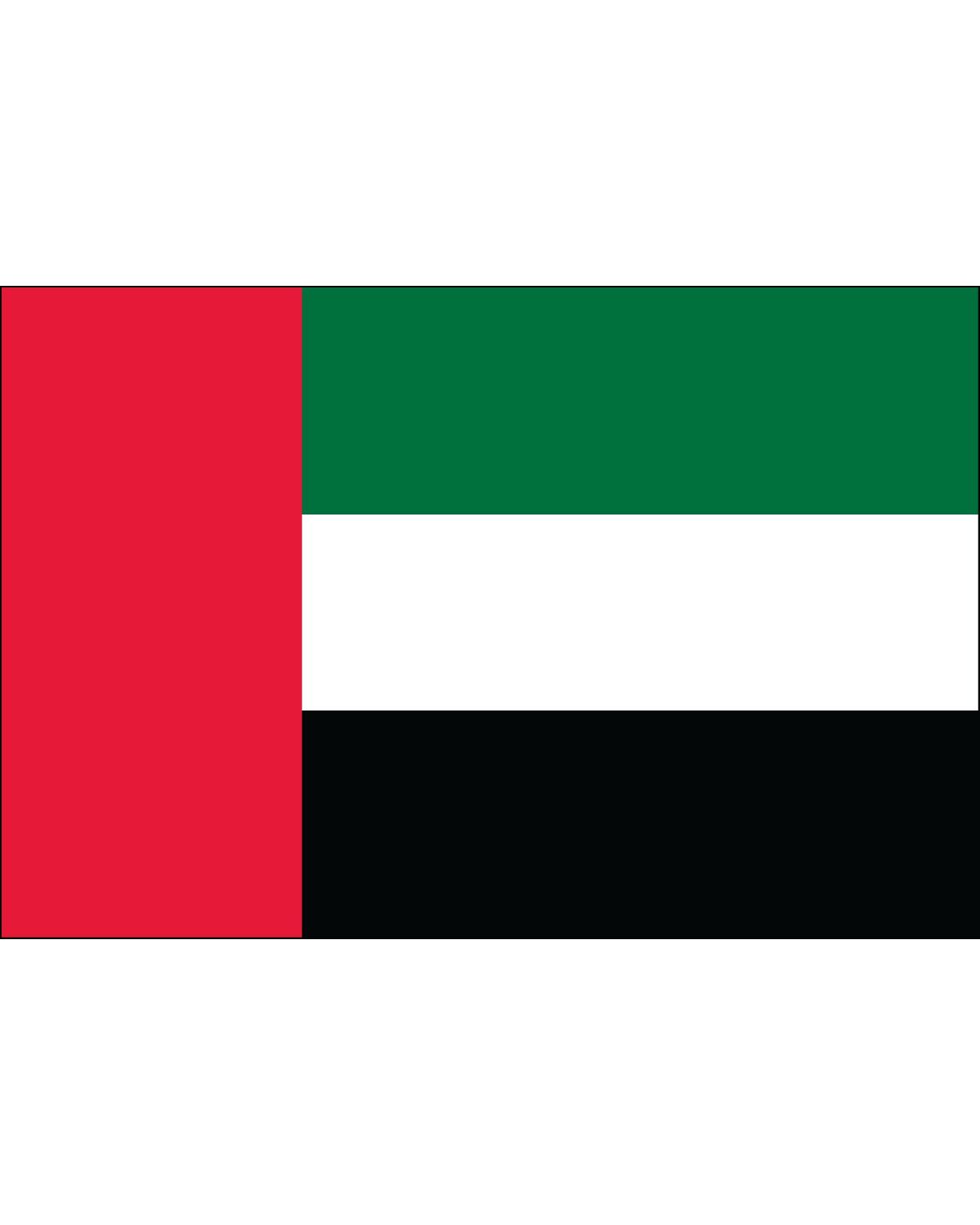 United Arab Emirate Flag 3 x 5 ft. Indoor Display Flag