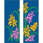 Yellow & Pink Flowers Double Banner
