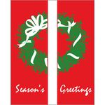 Season's Greeting Wreath Banner