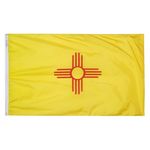 4ft. x 6ft. New Mexico Flag w/ Line Snap & Ring