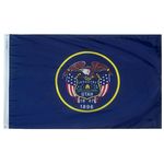 4ft. x 6ft. Old Utah Flag with Brass Grommets