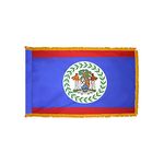 4ft. x 6ft. Belize Flag for Parades & Display with Fringe