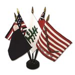 4 in. x 6 in. Historical Flag Set No. 2
