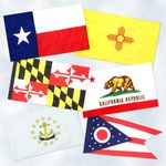 3 x 5 ft. U.S. Territorial Flag Set with Unlined Pole Sleeve