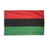 3ft. x 5ft. Afro Americans Flag with Brass Grommets