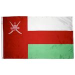 2ft. x 3ft. Oman Flag with Canvas Header