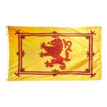 4ft. x 6ft. Scottish Rampant Lion Flag with Brass Grommets