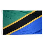4ft. x 6ft. Tanzania Flag with Brass Grommets