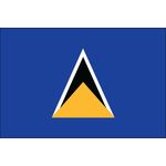 4ft. x 6ft. St. Lucia Flag for Parades & Display