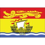 3ft. x 6ft. New Brunswick Flag with Brass Grommets