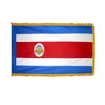 4ft. x 6ft. Costa Rica Flag Seal for Parades & Display with Fringe