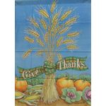 Harvest Thanksgiving Garden Flag