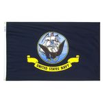 3ft. x 5ft. Navy Flag Outdoor Woven Polyester