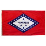 12 x 18 in. Arkansas flag