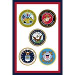 12 in. x 18 in. Armed Forces Garden Flag