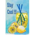 Stay Cool Lemonade House Flag