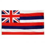 Size 7 Hawaii Flag with Canvas Header & Brass Grommets