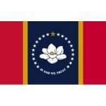 8ft. x 12ft. New Mississippi Flag