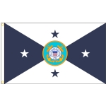 3ft. x 5ft. USCG Vice Commandant Flag DBL Heading and Grommets