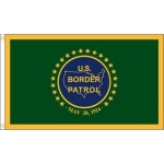 6ft. x 10ft. US Border Patrol Flag Heading & Grommets