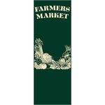 30 x 84 in. Seasonal Banner Farmer's Market Forest