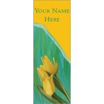 30 x 60 in. Seasonal Banner Watercolor Daffodils