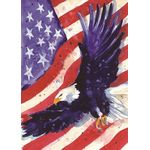 Liberty Eagle House Flag