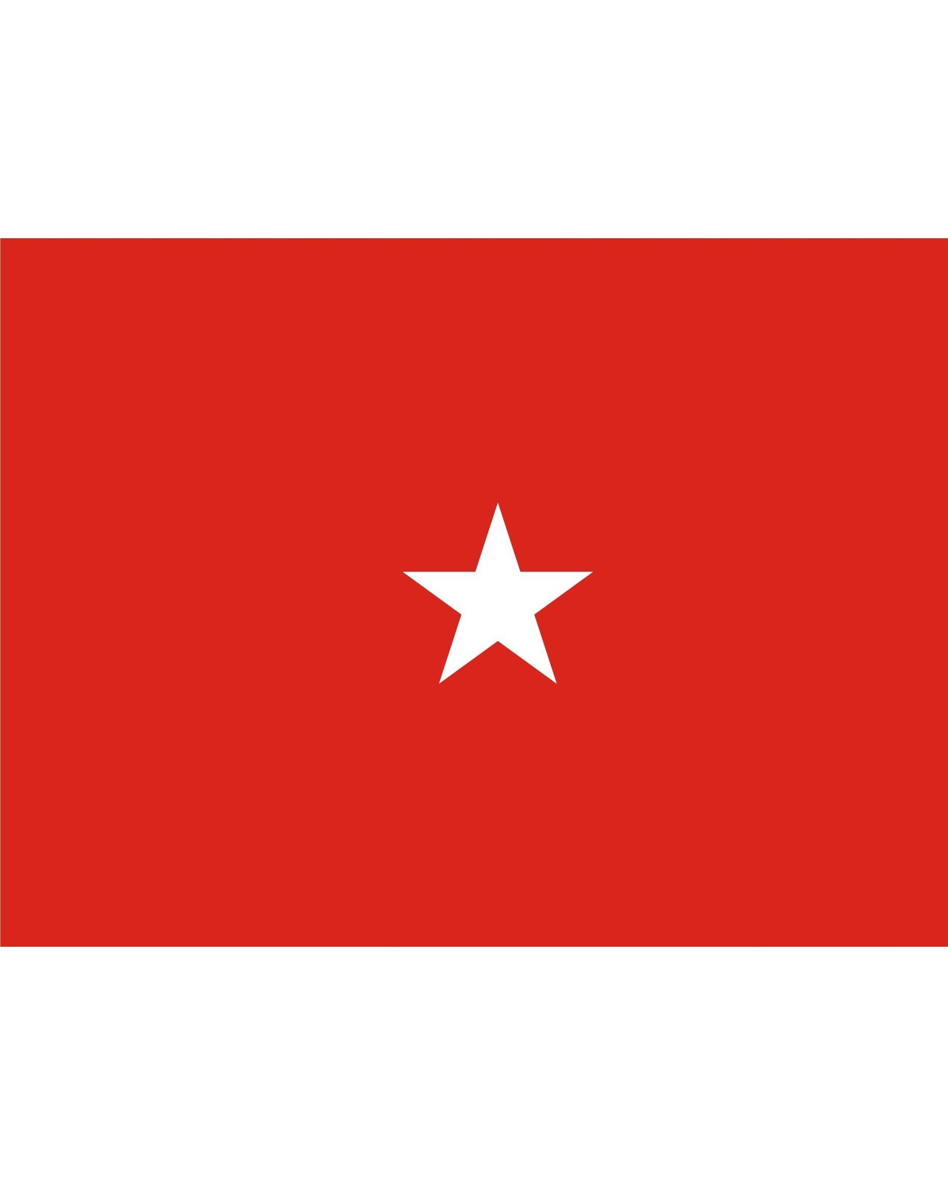 flag 1 star red white blue