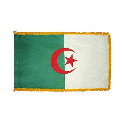 3 ft. x 5 ft. Algeria Flag for Parades & Display with Fringe