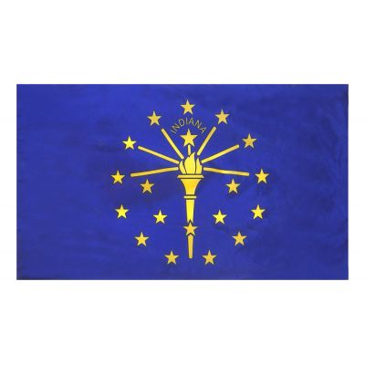 4ft. x 6ft. Indiana Flag for Parades & Display