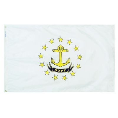 2ft. x 3ft. Rhode Island Flag with Brass Grommets