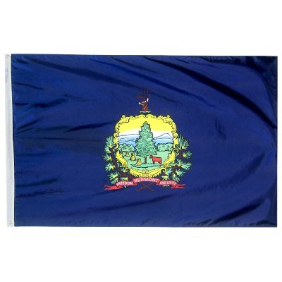 4ft. x 6ft. Vermont Flag with Brass Grommets
