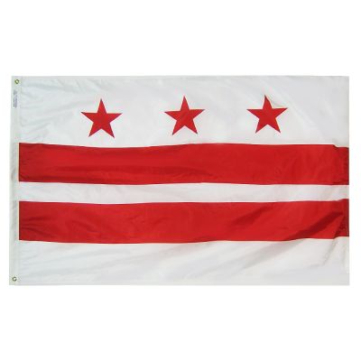 8ft. x 12ft. District of Columbia Flag