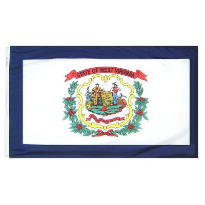 2ft. x 3ft. West Virginia Flag with Brass Grommets