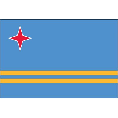 4ft. x 6ft. Aruba Flag for Parades & Display