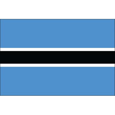 3ft. x 5ft. Botswana Flag for Parades & Display