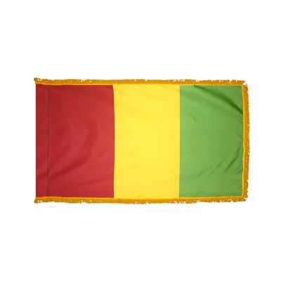 3ft. x 5ft. Guinea Flag for Parades & Display with Fringe