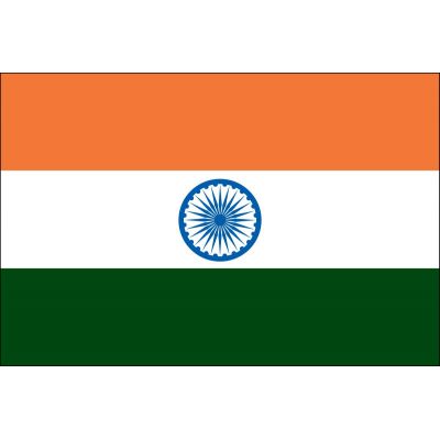 4ft. x 6ft. India Flag for Parades & Display
