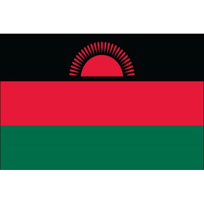 4ft. x 6ft. Malawi Flag for Parades & Display