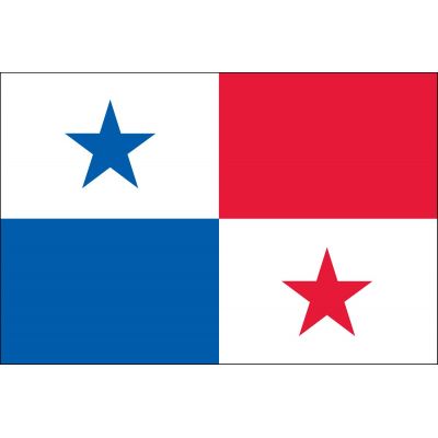 4ft. x 6ft. Panama Flag for Parades & Display