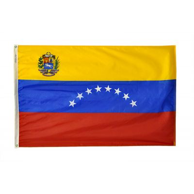 4ft. x 6ft. Venezuela Flag Seal w/ Line Snap & Ring