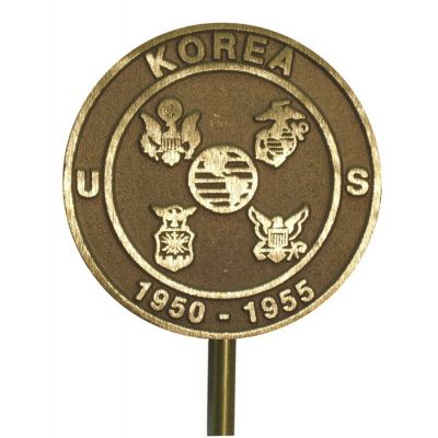 Korean War Veteran Memorial Marker Bronze